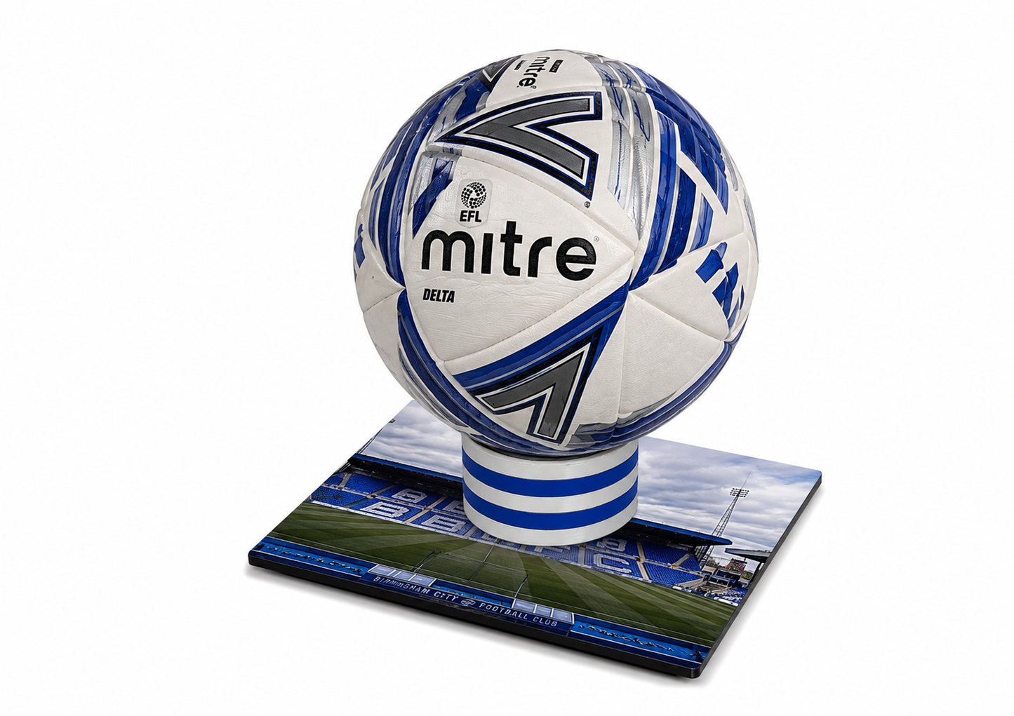 Stackable Football Stand (Plastic) + Standard Acrylic Base - A4 Landscape *BUNDLE*