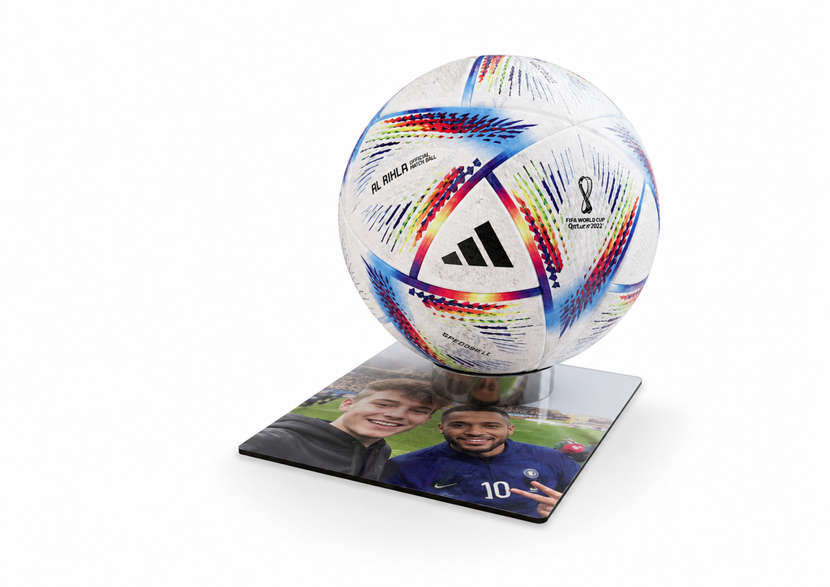 Standard Football Stand + Standard Acrylic Base - A4 Portrait *BUNDLE*